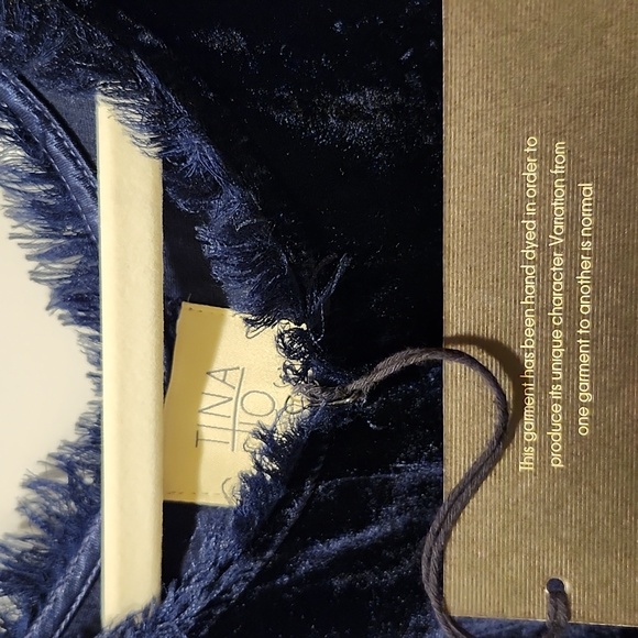 NWT Anthropologie Tina Jo Silk Bend Velvet Blouse - Picture 10 of 11